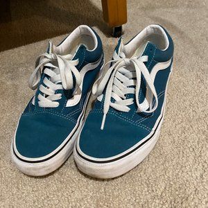 Blue Old Skool Vans W8